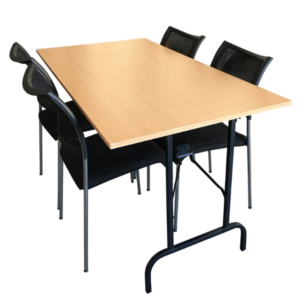 Folding Leg Desk and Chairs – web2