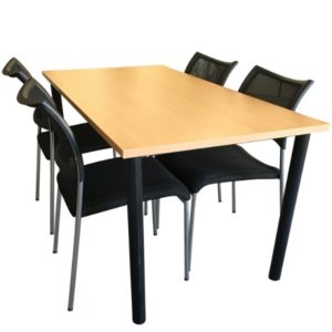 Straight Leg Desk and Chairs – web2